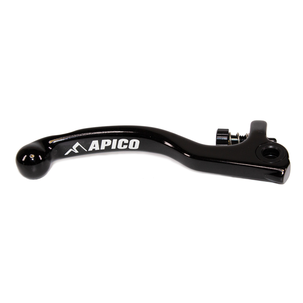 BRAKE LEVER ELITE FORGED TRIALS GRIMECA SHORT, INC ADJUSTER BLACK/BLACK